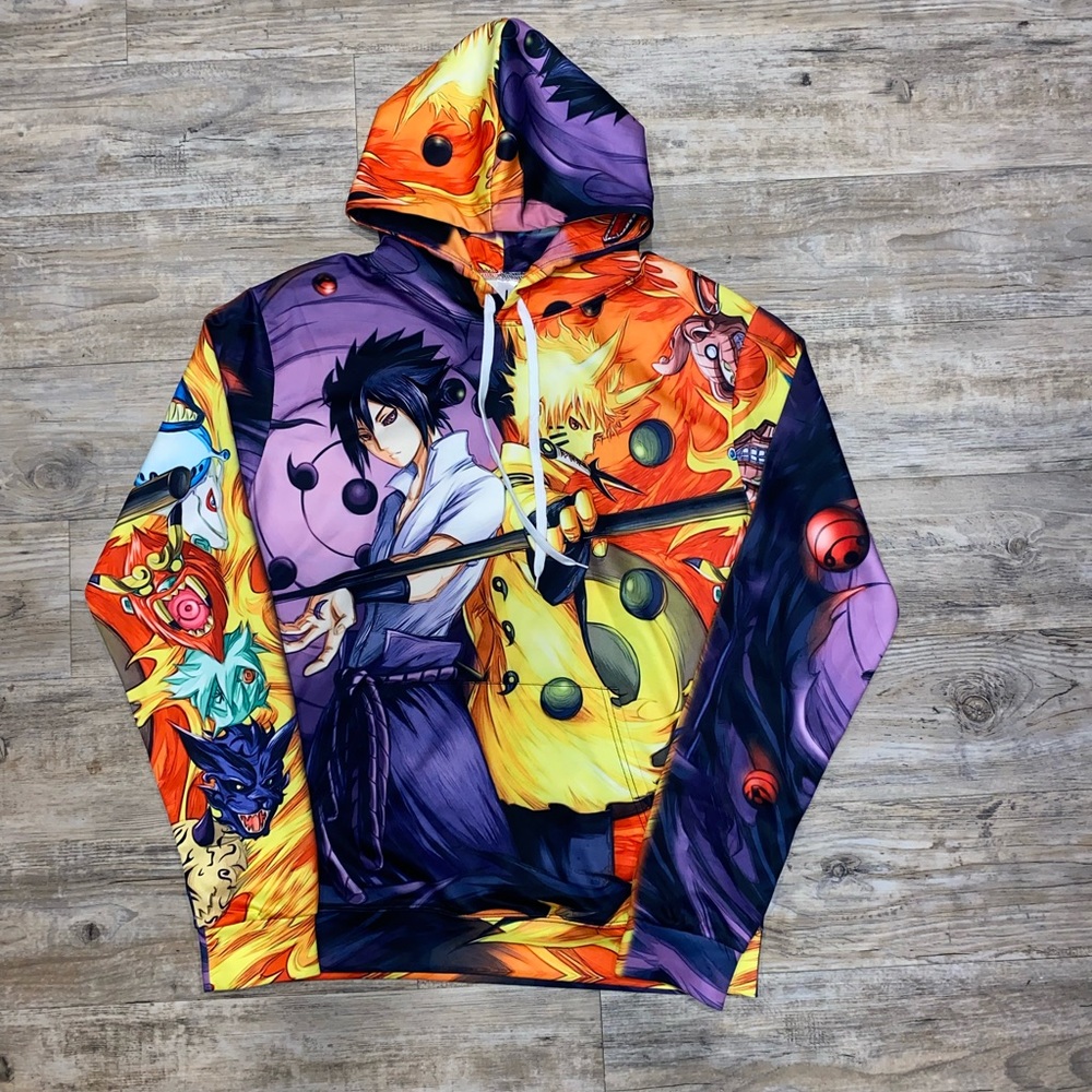 Naruto Hoodie 3D Pullover Hooded Shirt